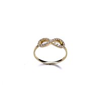 Anello Stocco Gioielli Bambino in Oro giallo Zircone ANS 77 - ANS 77